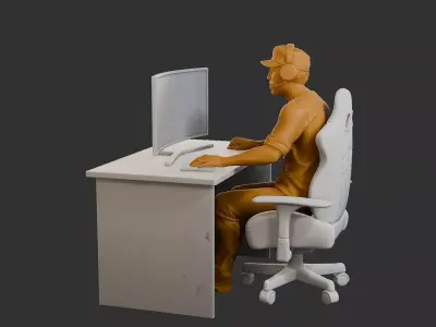 Video Game Player VGP1 005 3D print model