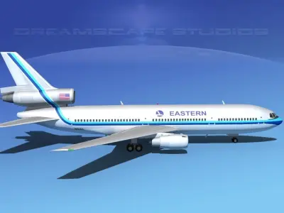 Douglas DC-10 Eastern Airlines 3D model