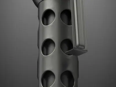 grenade M84 subdivison ready 3D model