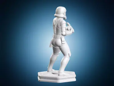 Stormtrooper Action Figure 3D print model
