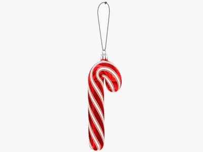 Candy Cane Christmas Tree Toy V2 3D model