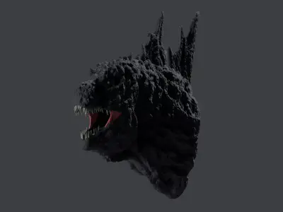 Minus One Godzilla Odo STL head Free 3D print model