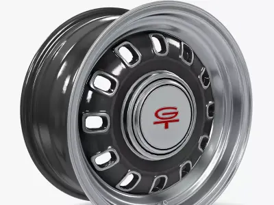Legendary Wheel Co GT8 Wheel Charcoal GT 3D model