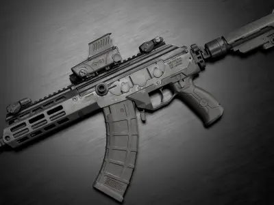 IWI Galil ace gen2 Low-poly 3D model