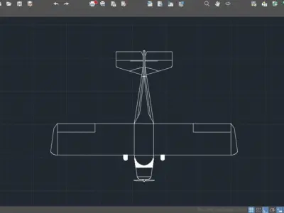 2D Murphy Maverick Aircraft 3D model