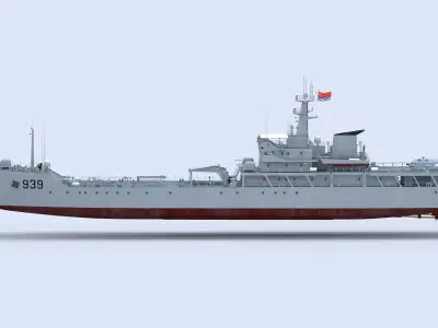 Type-072III Landing Ship 3D model