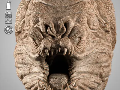 STAR WARS Rancor Wall 3D print model