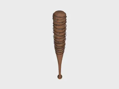 Baseball Bat Weapon 01 - Lucille - Character Weaponry 3D model