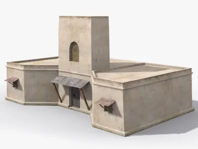 Arab xx19 Low-poly 3D model