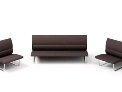 Beautiful set furniture Free 3D model