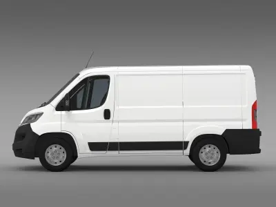 Citroen Relay Van L1H1 2017 3D model