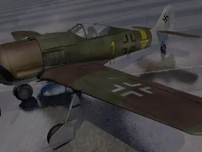 Focke-Wulf Fw-190 A-8 3D model
