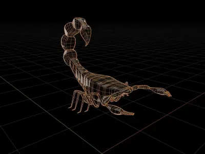Scorpion  Low-poly 3D model