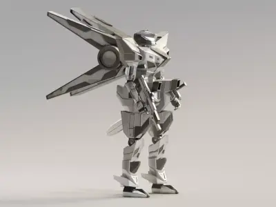 Mecha Trident 3D model