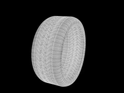 Tire - High-detail tire patern 3D model