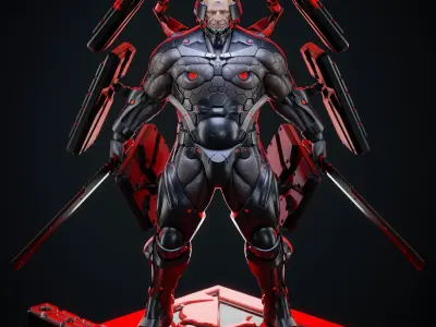 Metal Gear Rising Revengeance Sundowner 3D print model