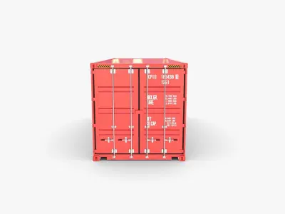 20ft Shipping Container HMM v4 3D model