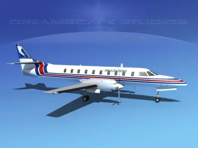 Swearingen SA226 Air Albatross 3D model