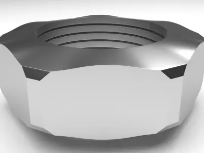Hex Nut 3D model
