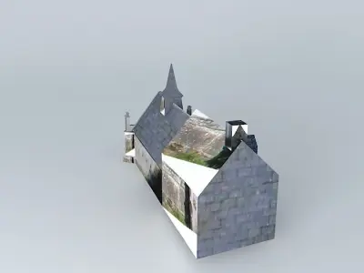 Chapel Brouel Free 3D model