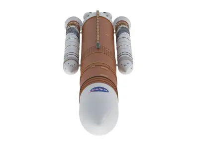 SLS Block 1B Cargo Rocket  3D model