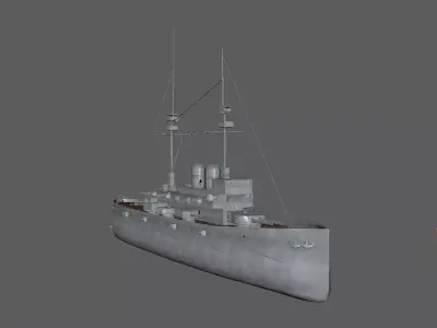 hms agamemnon 3D model