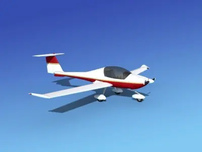 Daimond DA-20 Katana V08 3D model