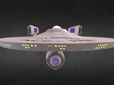 Enterprise star trek ship 3D model