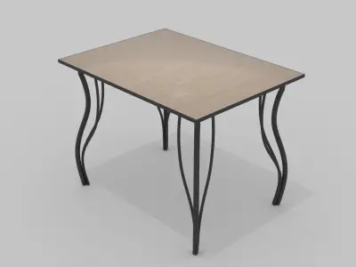Classic table Free 3D model purchase