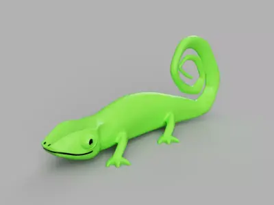 Chameleon 3D model