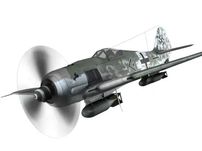 Focke Wulf - FW190 F8 - SG3 3D model