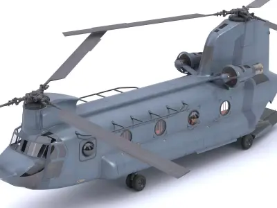 Boeing CH-47 Chinook 3D model