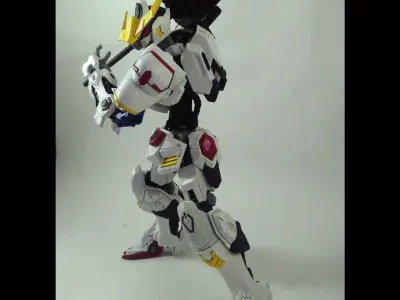 Fully 3dPrinted ActionFigureTAUROS - BASED ON GUNDAM BARBATOS 3D print model
