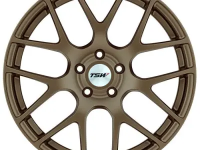 TSW Nurburgring Wheel Rotary Forged Matte Bronze 3D model
