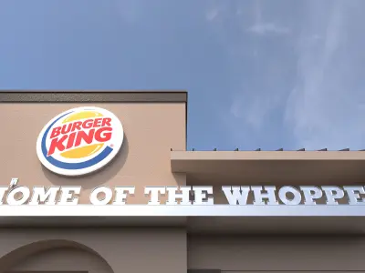 Retail-039 Burger King-003 3D model