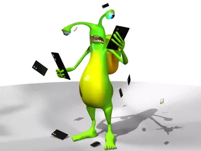 Snail Low-poly 3D model