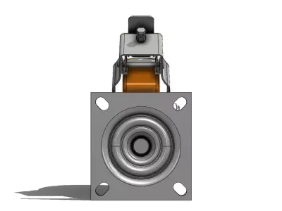 Rodizio Schioppa GMX 62 PE FP Wheel 3D model