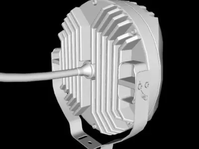 LED ARB Light Circular Lamp Led Bar Lighting Low-poly 3D model