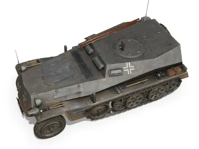 SDKFZ 253 - Beob Pz Wg - 11PD 3D model