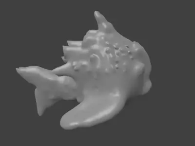 Fishy fish Low-poly 3D model