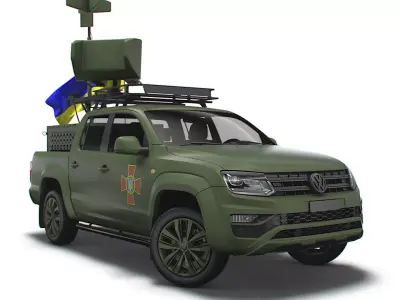 Volkswagen Amarok REW Bukovel 2022 3D model