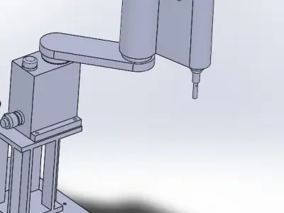 Labelling machine 3D model