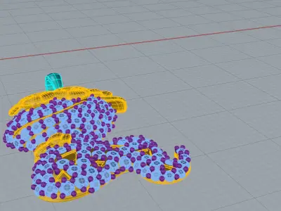 Pendente Serpente Free 3D model