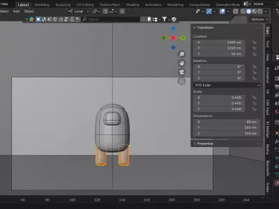Among Us-Green 3D model