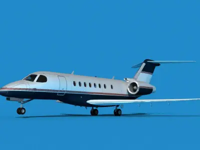 Cessna Citation C700 Longitude V05 3D model