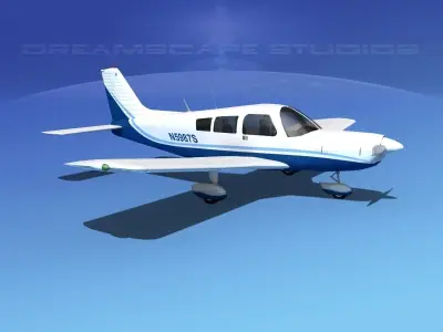 Piper PA-28 V06 3D model