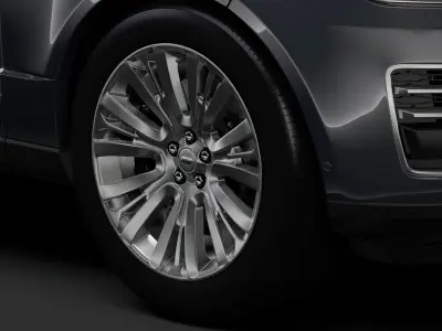 Range Rover SV Autobiography 2018 wheel 3D model