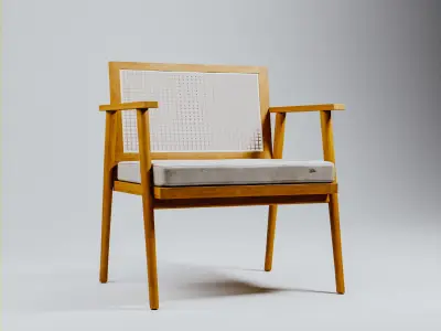 Modern chairs and furniture pack Free 3D model