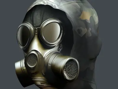 Helmet 3d model military combat Military Low-poly Low-poly 3D model