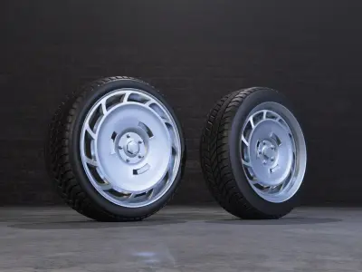 C11SP wheels Low-poly 3D model